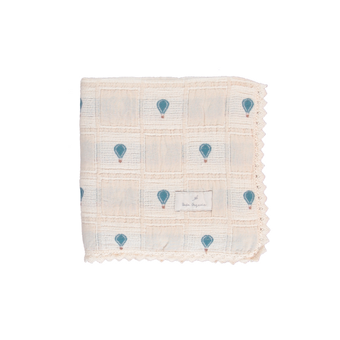 Bebe Organic Sand Balloon Patchwork Blanket
