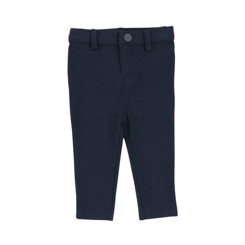 Lil Legs Dark Navy Ponte Pants Without Seam