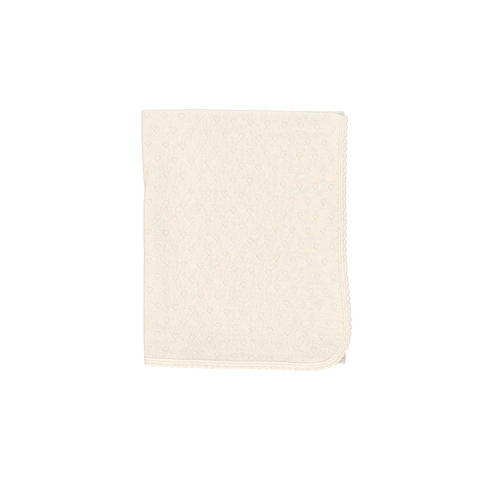 Bebe Organic Natural Heart Blanket