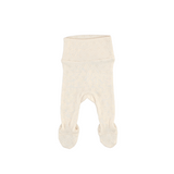 Bebe Organic Natural Heart Wrap Onesie + Footed Leggings