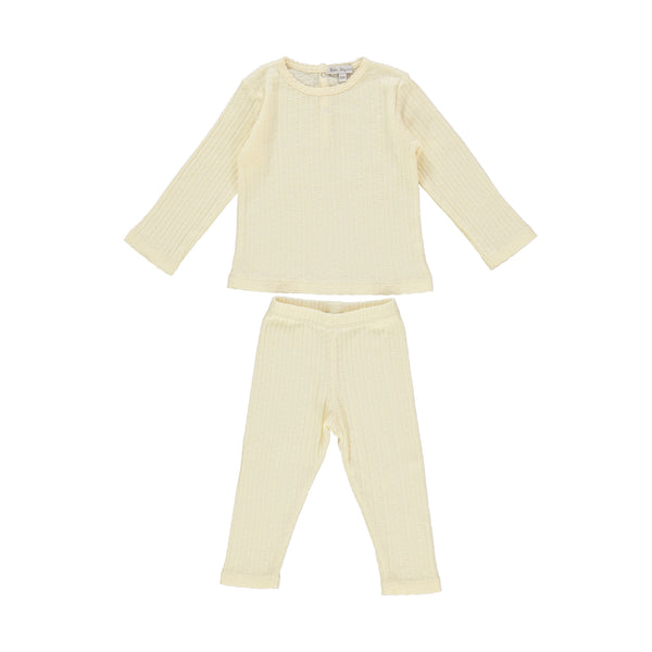 Bebe Organic Bebe Natural Pointelle Long Set