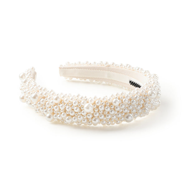 Halo Luxe Ivory Becca Pearl Headband