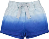 Louise Louise Baby Blue Dip Dye Denim Shorts