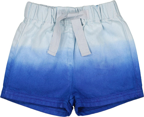 Louise Louise Baby Blue Dip Dye Denim Shorts