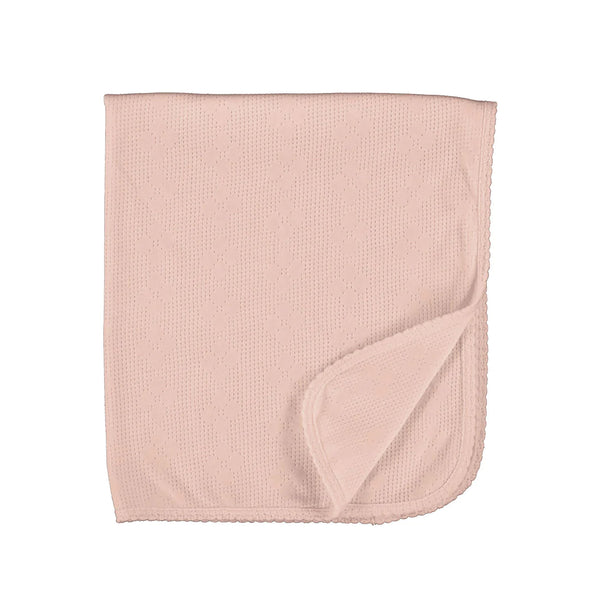 Bebe Organic Dusty Rose Blooms Blanket