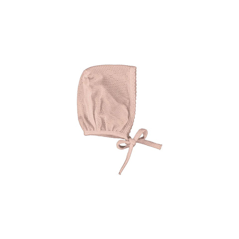 Bebe Organic Dusty Rose Blooms Bonnet