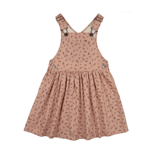 Bonjoy Pink Floral Fruit Party Denim Overall Jumper