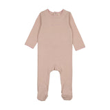 Bonjoy Solid Pink Little Princess Footie