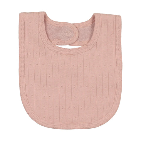 Bonjoy Salmon Peter Pan Pointelle Bib