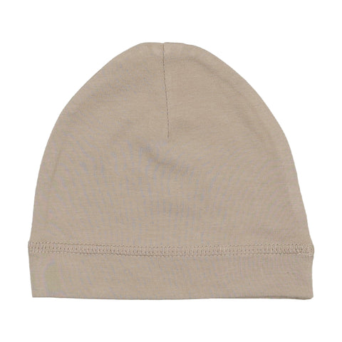 Lilette Taupe Brushed Cotton Beanie