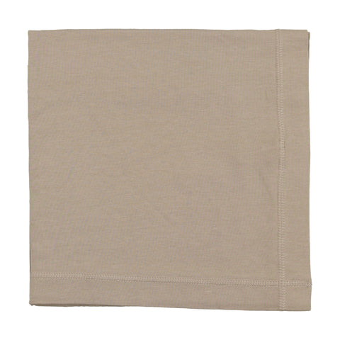 Lilette Taupe Brushed Cotton Blanket