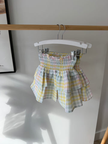 The New Society Mallow Check Skirt