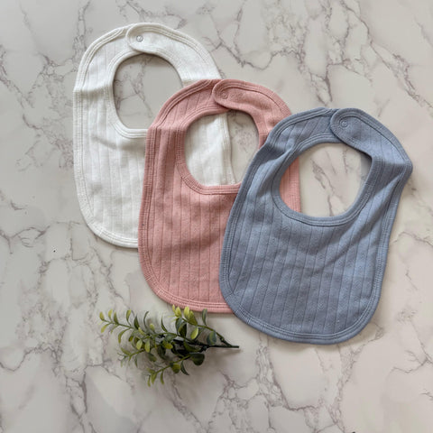 Bonjoy Ivory Peter Pan Pointelle Bib
