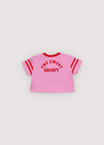 The New Society Baby Pink Lavender Canna Special T-shirt + Shorts Set