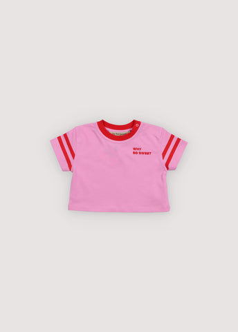 The New Society Baby Pink Lavender Canna Special T-shirt + Shorts Set