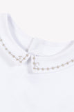 Tartine et Chocolat White Blanc Peter Pan Collar Body CB11001-0125H