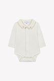 Tartine et Chocolat Grey Embroidered Collar Body