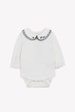 Tartine et Chocolat White with Navy Embroidered Body