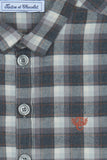 Tartine et Chocolat Medium Grey Plaid Chemise Shirt