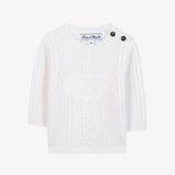 Tartine et Chocolat Baby Pearl Logo Knit Pullover Sweater