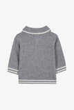 Tartine et Chocolat Medium Grey Logo Knit Polo