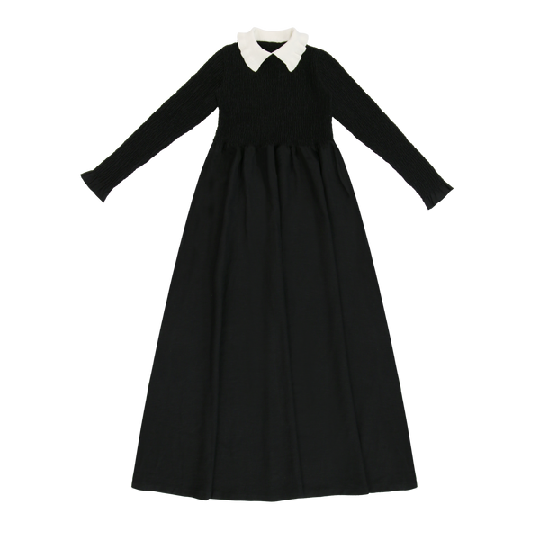 Coco Blanc Black Collared Maxi