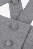 Tartine et Chocolat Medium Grey Overall Romper