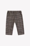 Tartine et Chocolat Brown Plaid Trouser Pants