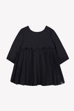Tartine et Chocolat Marine Blue Pleated Dress