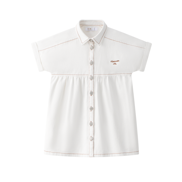 Coco Blanc White Denim Dress