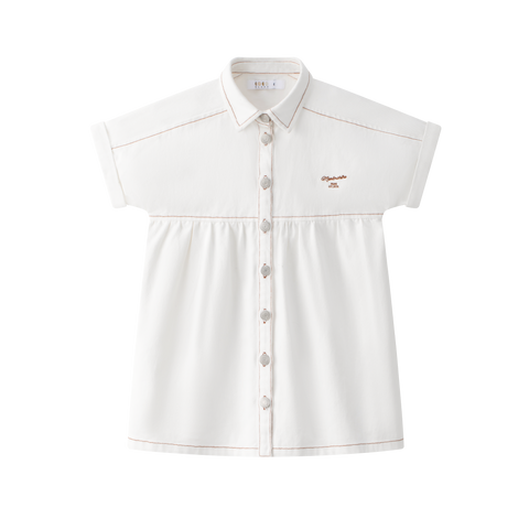 Coco Blanc White Denim Dress