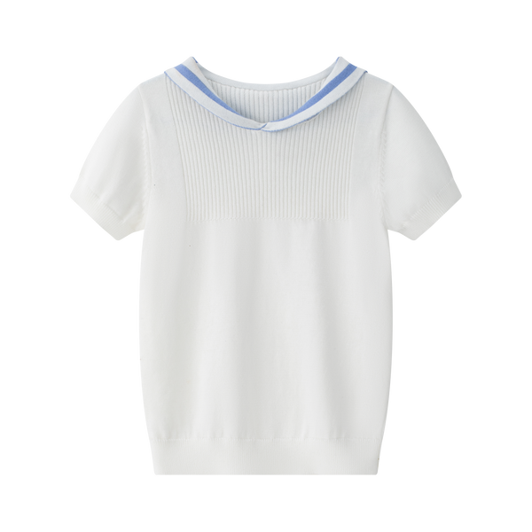Coco Blanc Cream Sailor Polo