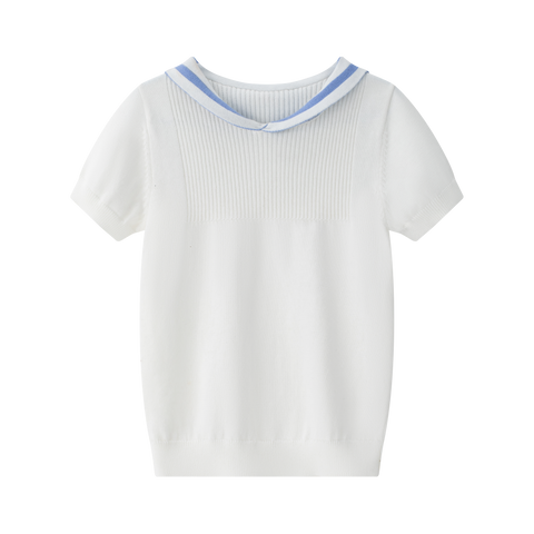 Coco Blanc Cream Sailor Polo