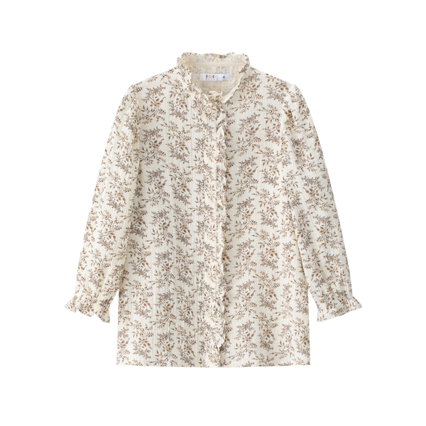 Coco Blanc Floral Blouse