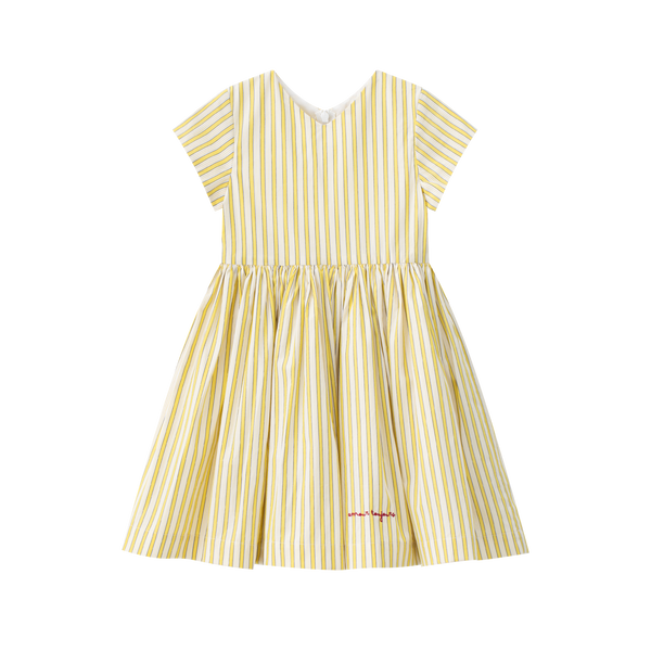 Coco Blanc Yellow Short Sleeve Dress
