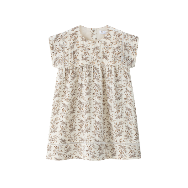 Coco Blanc Floral Short Sleeve Dress