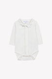 Tartine et Chocolat Heather Grey Plaid Overall Romper Ensemble