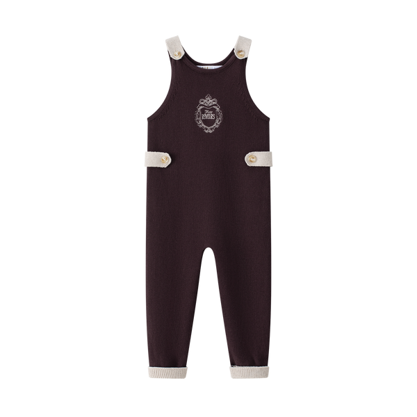 Coco Blanc Burgundy Long Knit Romper