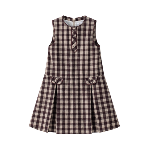 Coco Blanc Burgundy Gingham Jumper