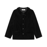 Coco Blanc Black Velvet Suit