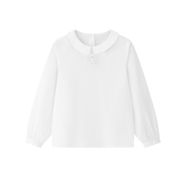 Coco Blanc White Peter Pan Shirt