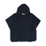 Coco Blanc Navy Terry Poncho