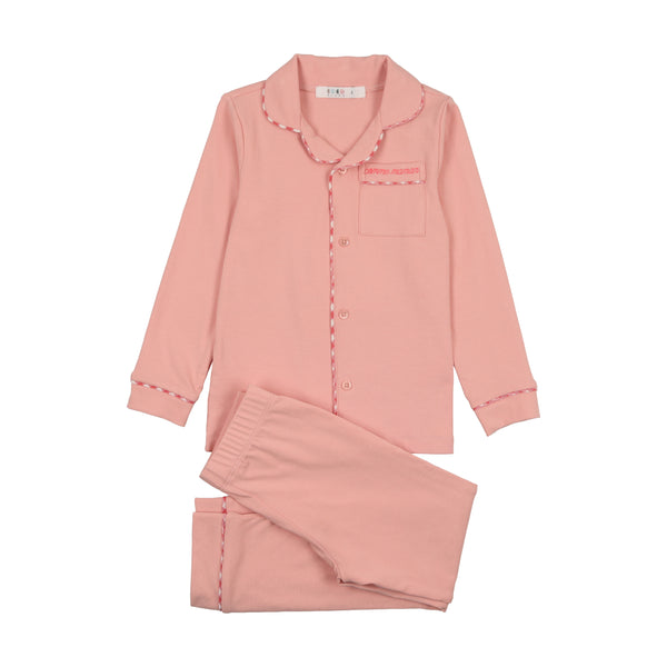 Coco Blanc Coral Grandpa Pajamas