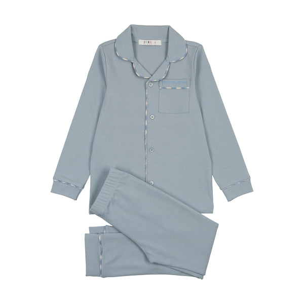 Coco Blanc Blue Grandpa Pajamas