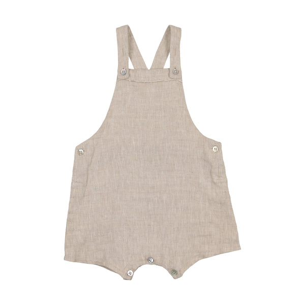 Coco Blanc Sand Linen Dressy Overalls