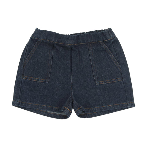 Coco Blanc Dark Blue Denim Shorts