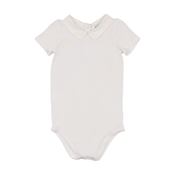 Coco Blanc White Modal Peter Pan Onesie