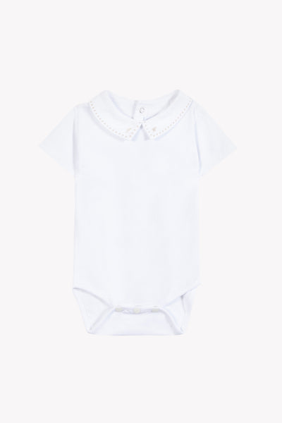 Tartine et Chocolate Blanc Short Sleeve Collared Body CC11031-0126E
