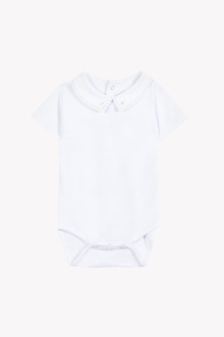 Tartine et Chocolate Blanc Short Sleeve Collared Body CC11031-0126E