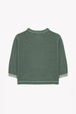 Tartine et Chocolate Kaki Green Baby Cardigan